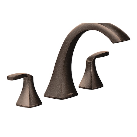 Moen Two-Handle Roman Tub Faucet Oil Rubbed Bronze T693ORB